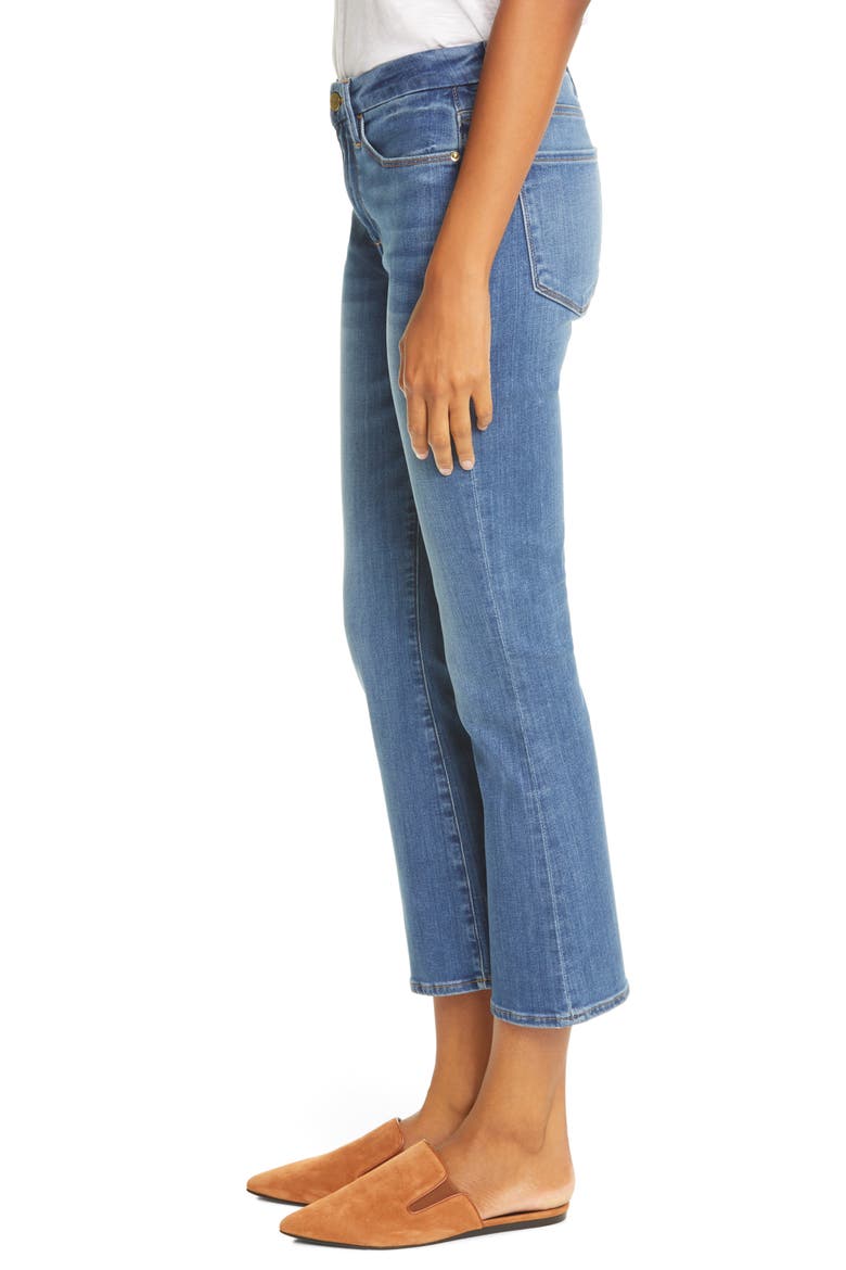 Le Crop Mini Boot High Waist Jeans, Alternate, color, POE