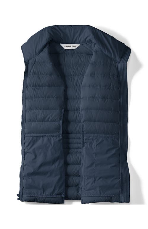 Lands' End Wanderweight Packable Ultralight Down Vest In Blue