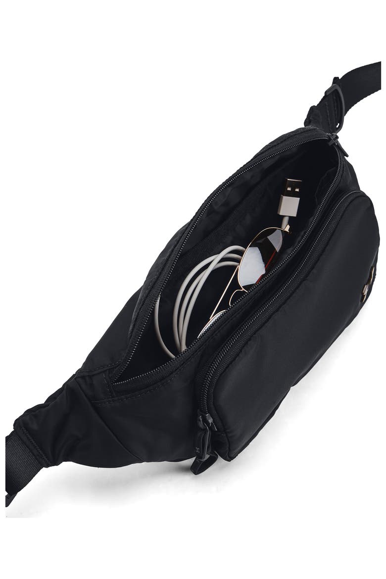 Studio Water Repellent Crossbody Bag, Alternate, color, BLACK / / BLACK