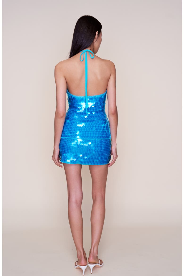 Paradise Micro Mini Skirt, Alternate, color, Sea Blue