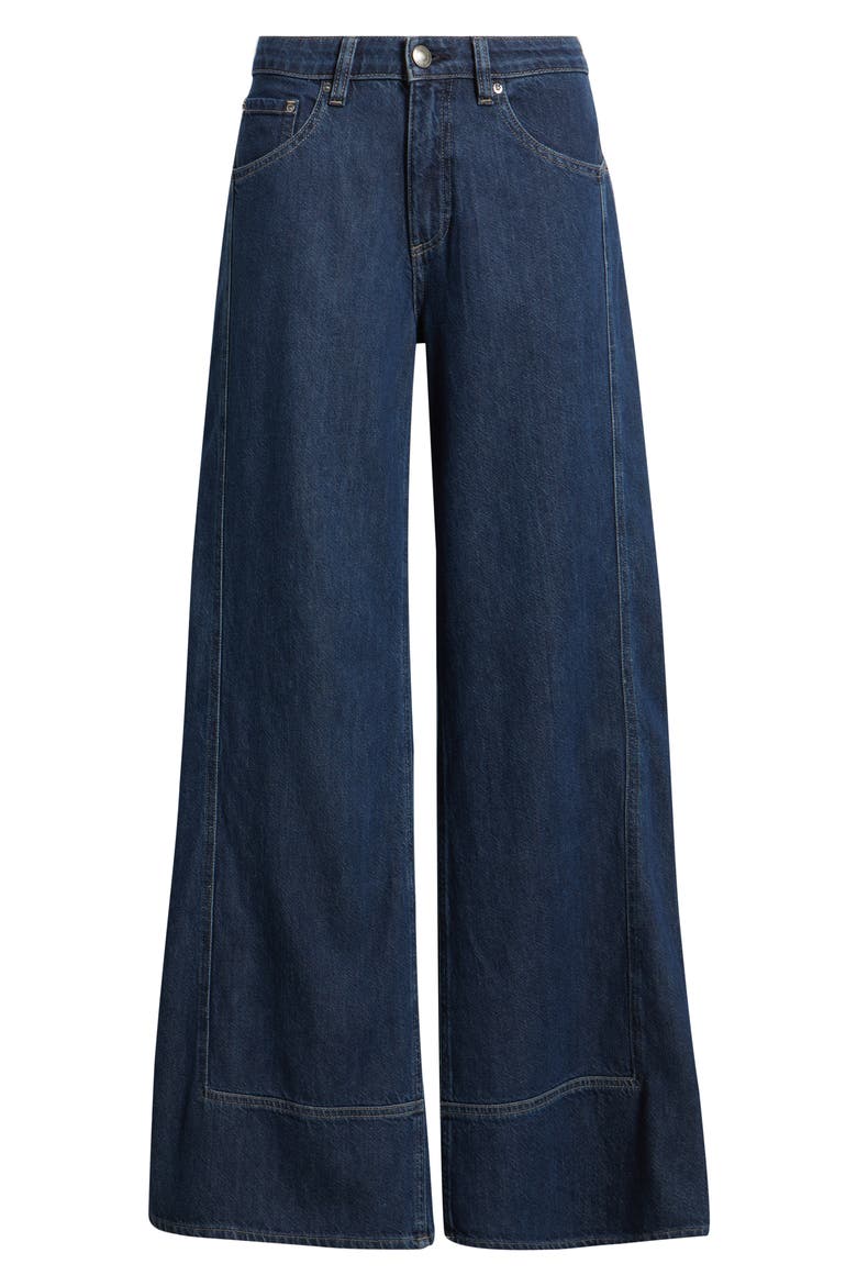 Alex Low Rise Baggy Wide Leg Jeans, Alternate, color, INKWELL AURA