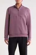 Z by Zella Double Knit Quarter Zip Sweatshirt