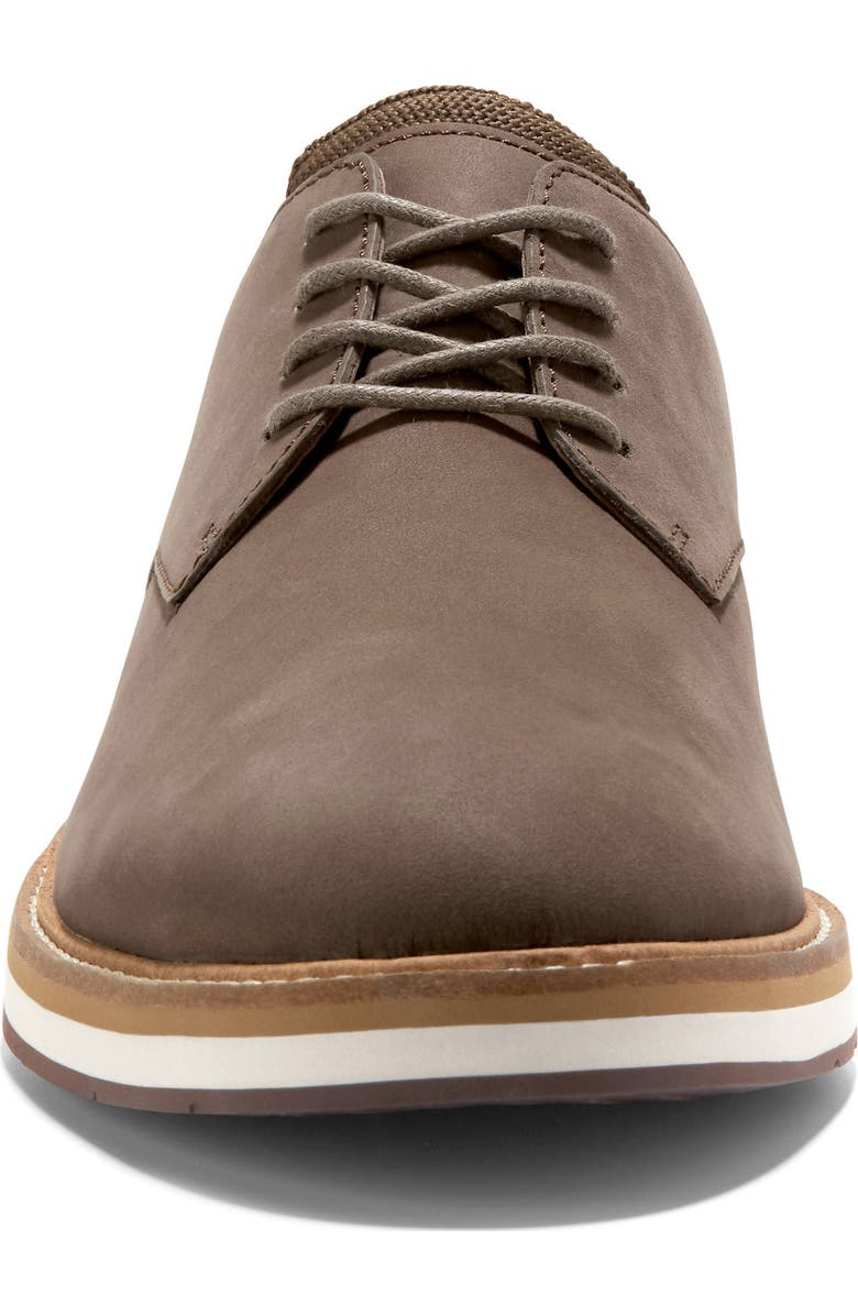Cole Haan Osborn Plain Toe Derby, Alternate, color, Truffle Nubuck / Ivory