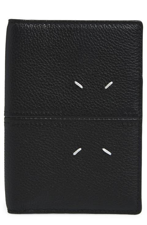 Grained Leather Passport Holder