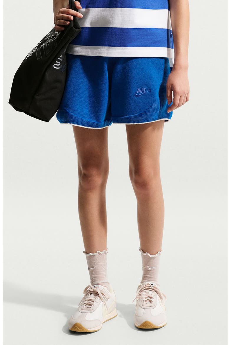 Kids' Track Shorts, Main, color, 480 GAME ROYAL/WHITE