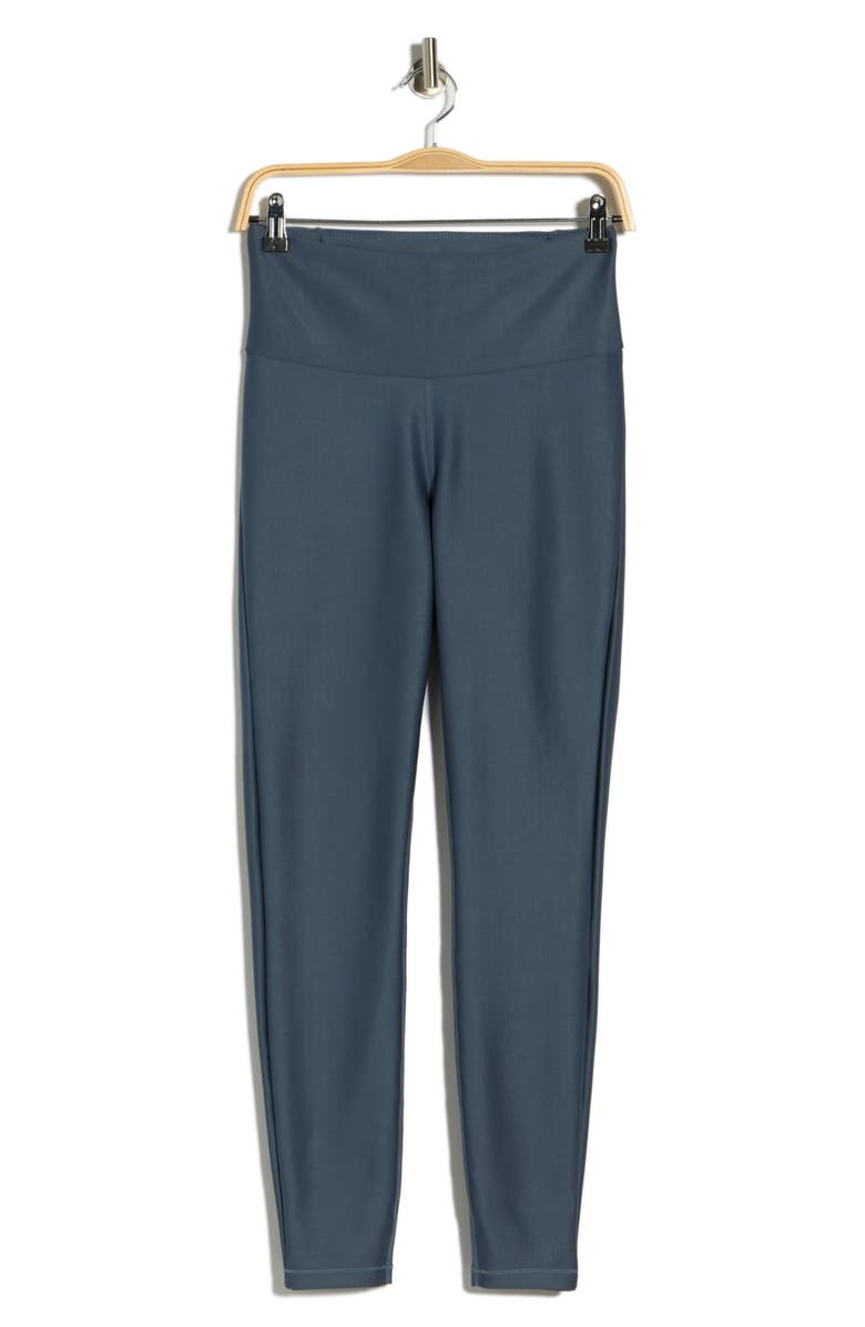 APANA Neo Shine Ankle Leggings, Alternate, color, Space Bue