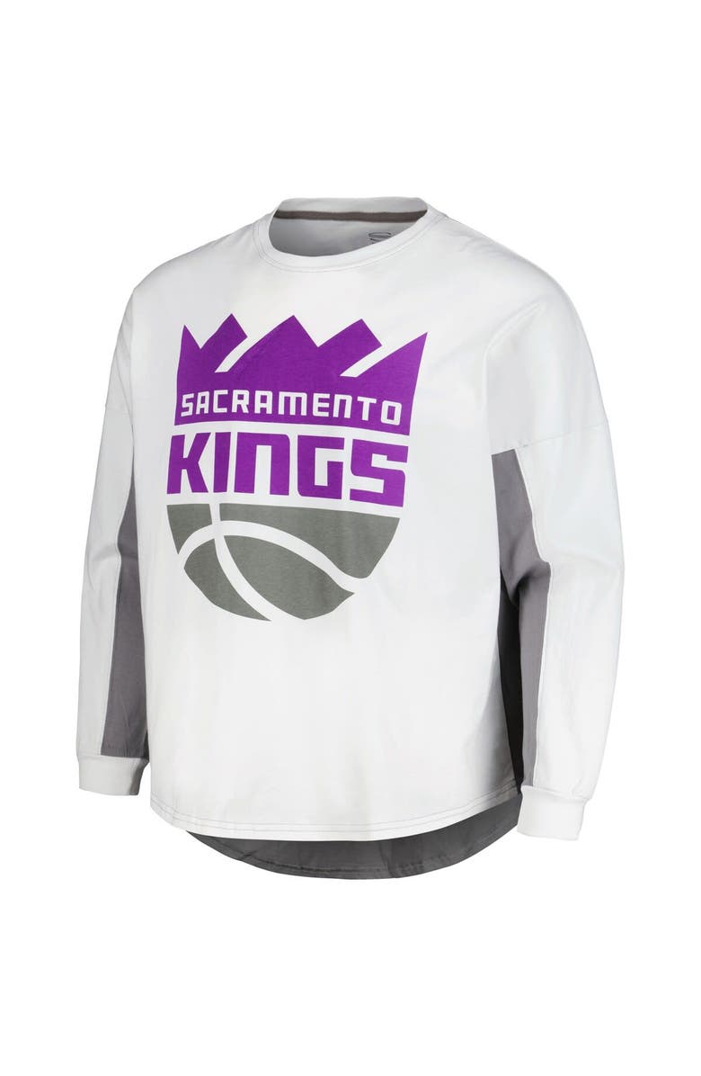 Stadium Essentials Men's Stadium Essentials White Sacramento Kings Rally Pullover Sweatshirt, Alternate, color, White