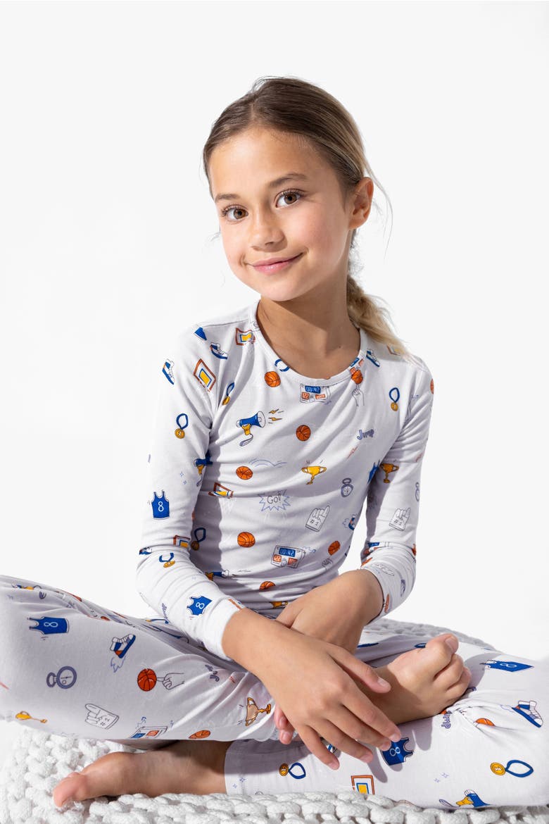 Kids' All Star Basketball Set of 2 Piece Pajamas, Alternate, color, All Star Basketball