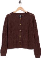 Bobeau Pointelle Cardigan
