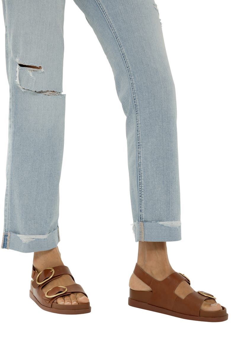 Silver Jeans Co. Chelsea Cuffed Boyfriend Jeans, Alternate, color, Paradise Cove