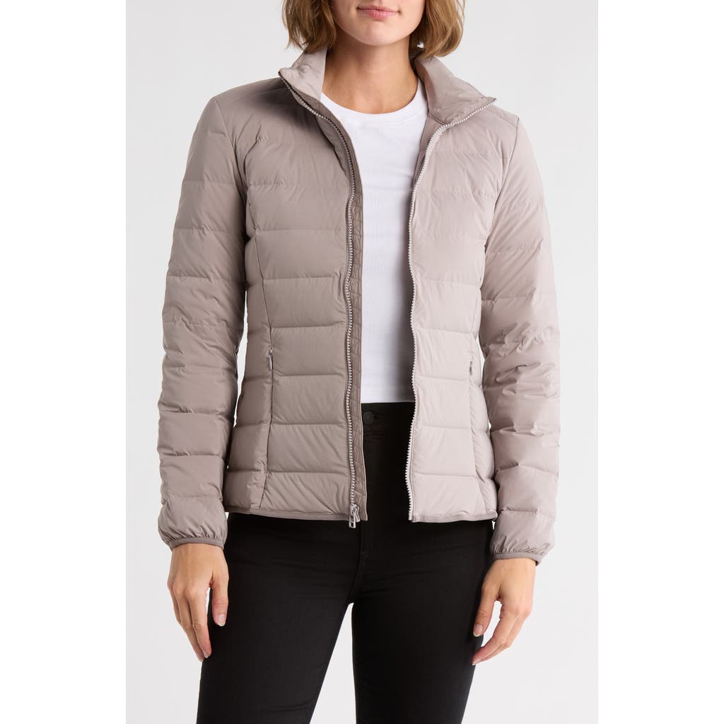 Theory Lightweight Down Jacket In Brown