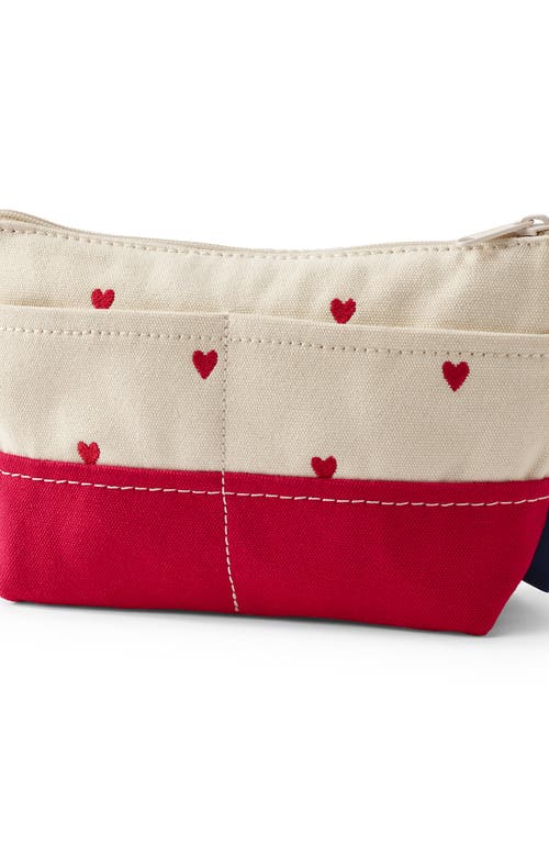 Lands' End Zipper Canvas Pouch