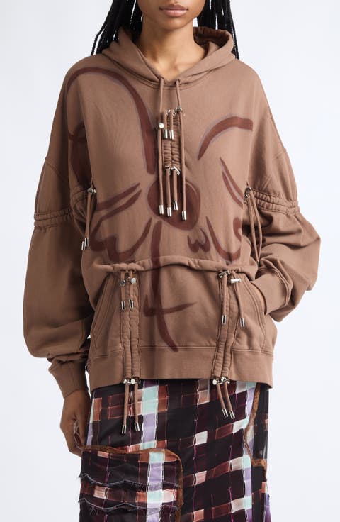 Aurora Mohawk Burst Cotton Hoodie
