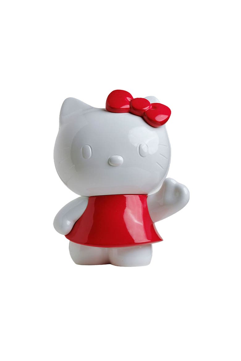 Hello Kitty with Robe Dress Figurine, Main, color, Red / White
