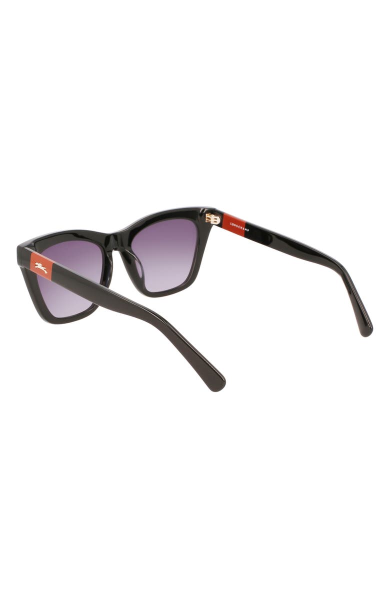 Longchamp Le Pliage 54mm Modified Rectangular Sunglasses, Alternate, color, 