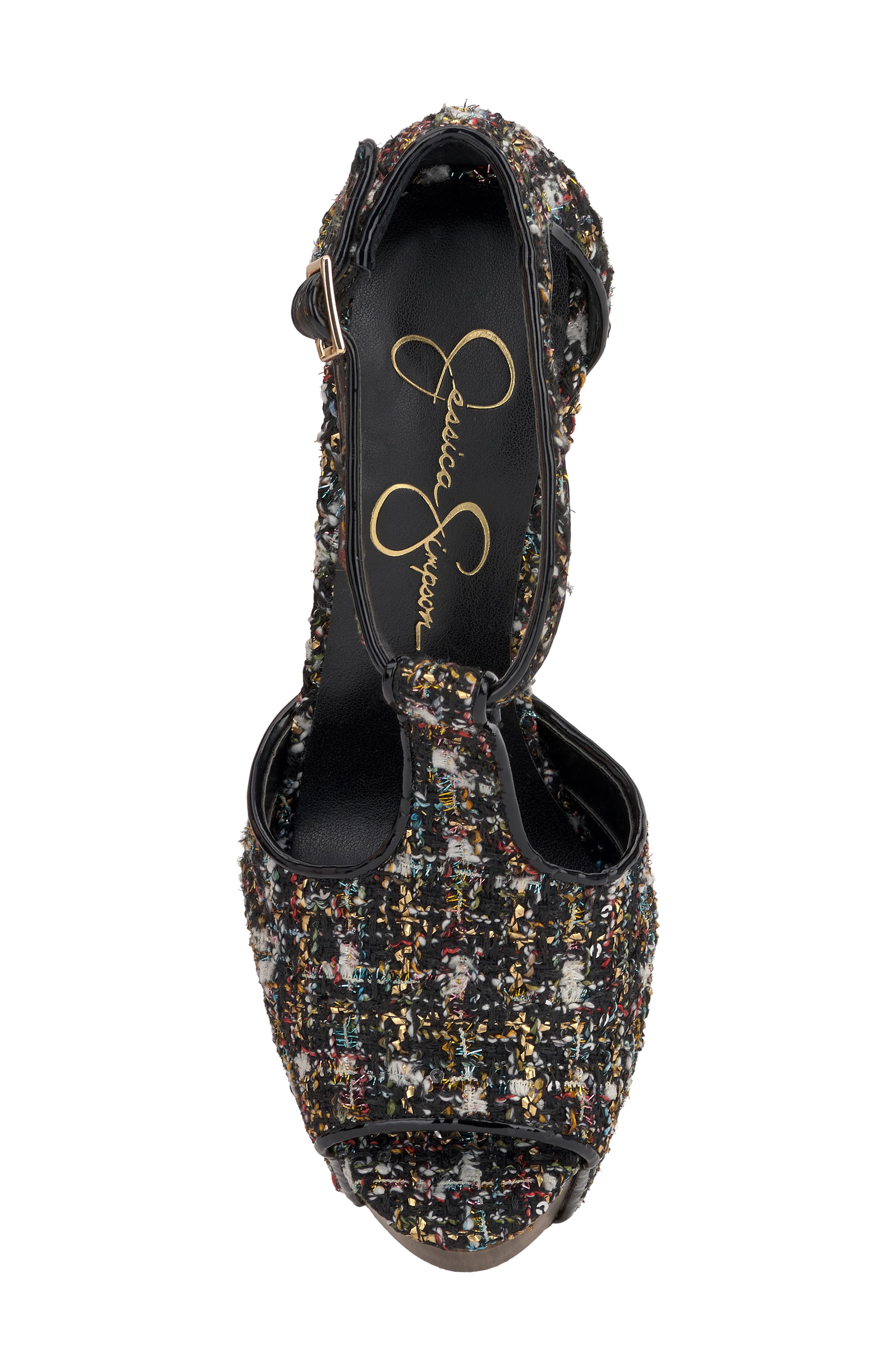 Jessica Simpson Dany Ankle Strap Peep Toe Platform Sandal, Alternate, color, 