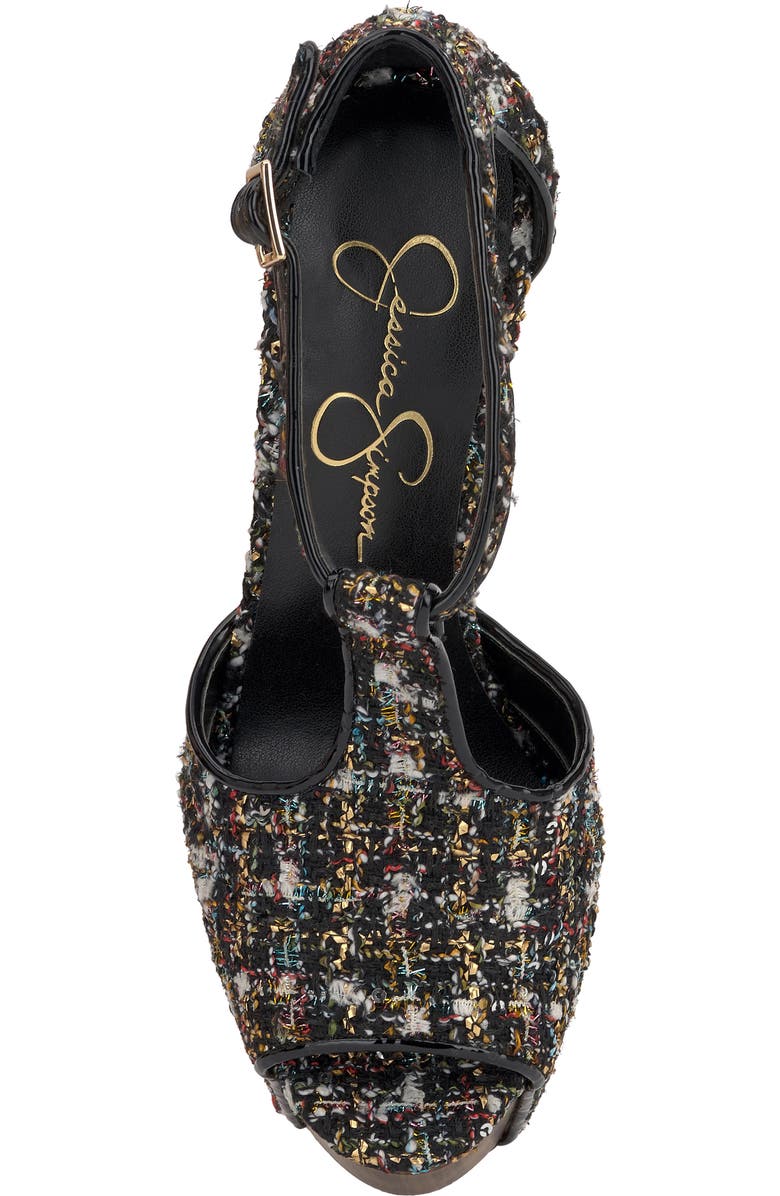 Jessica Simpson Dany Ankle Strap Peep Toe Platform Sandal, Alternate, color,