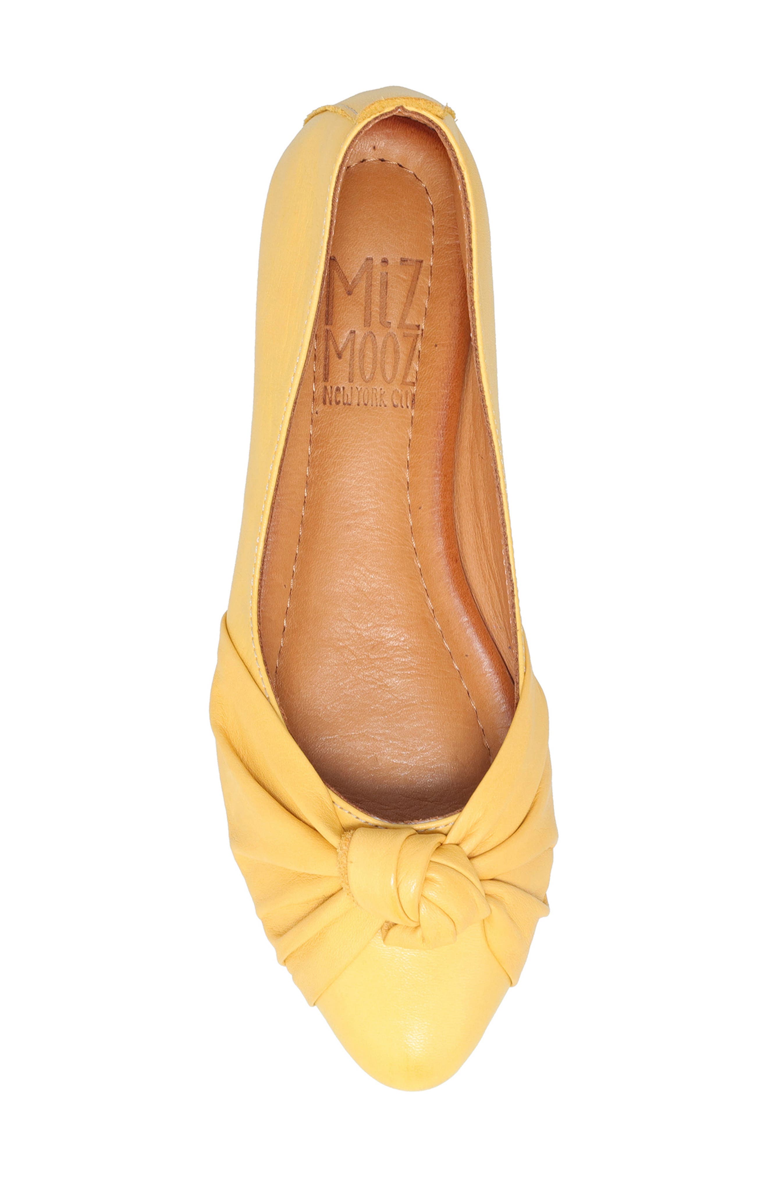 Miz Mooz Goldy Flat, Alternate, color, Ochre