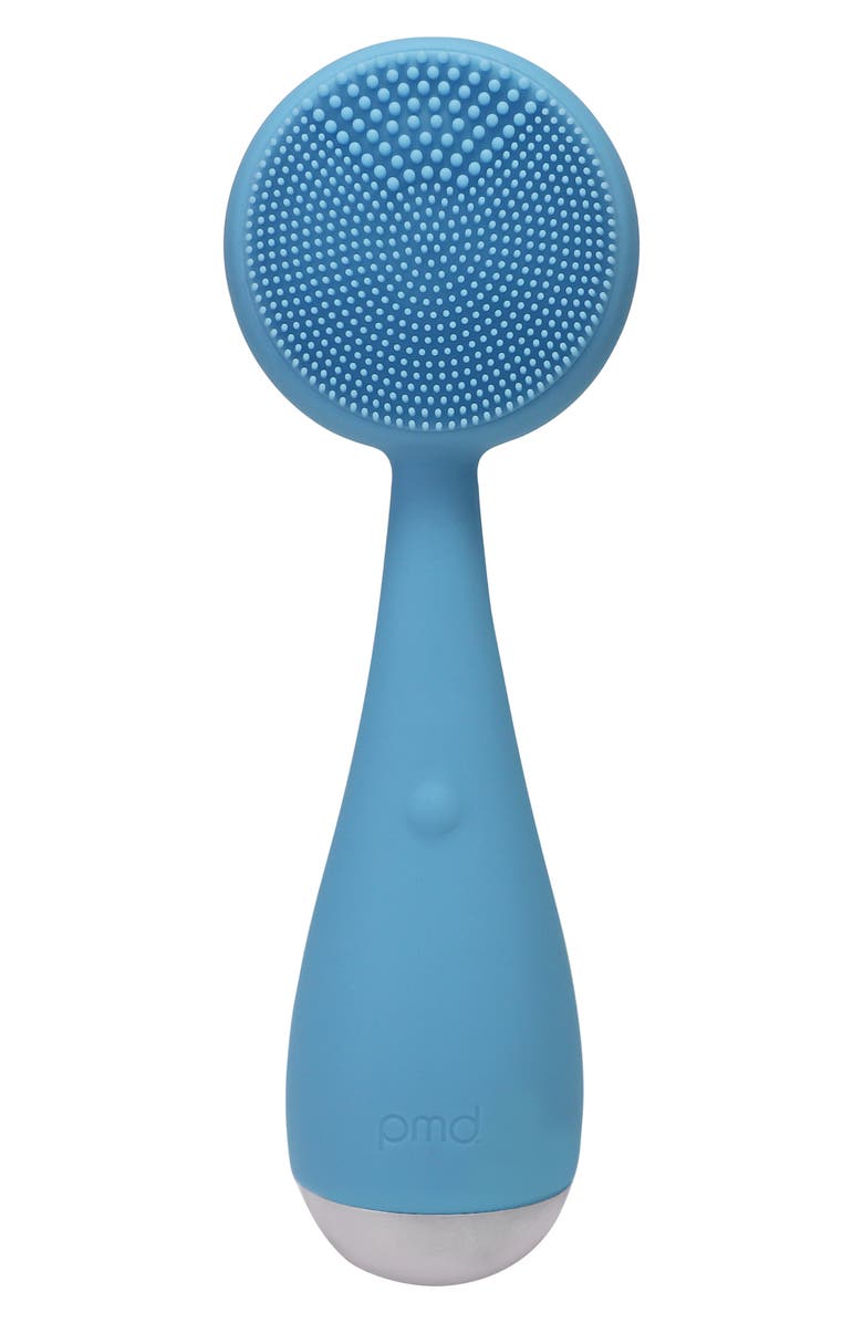 PMD Clean Acne Blue LED Light Therapy & Facial Cleansing Device, Main, color, Carolina Blue