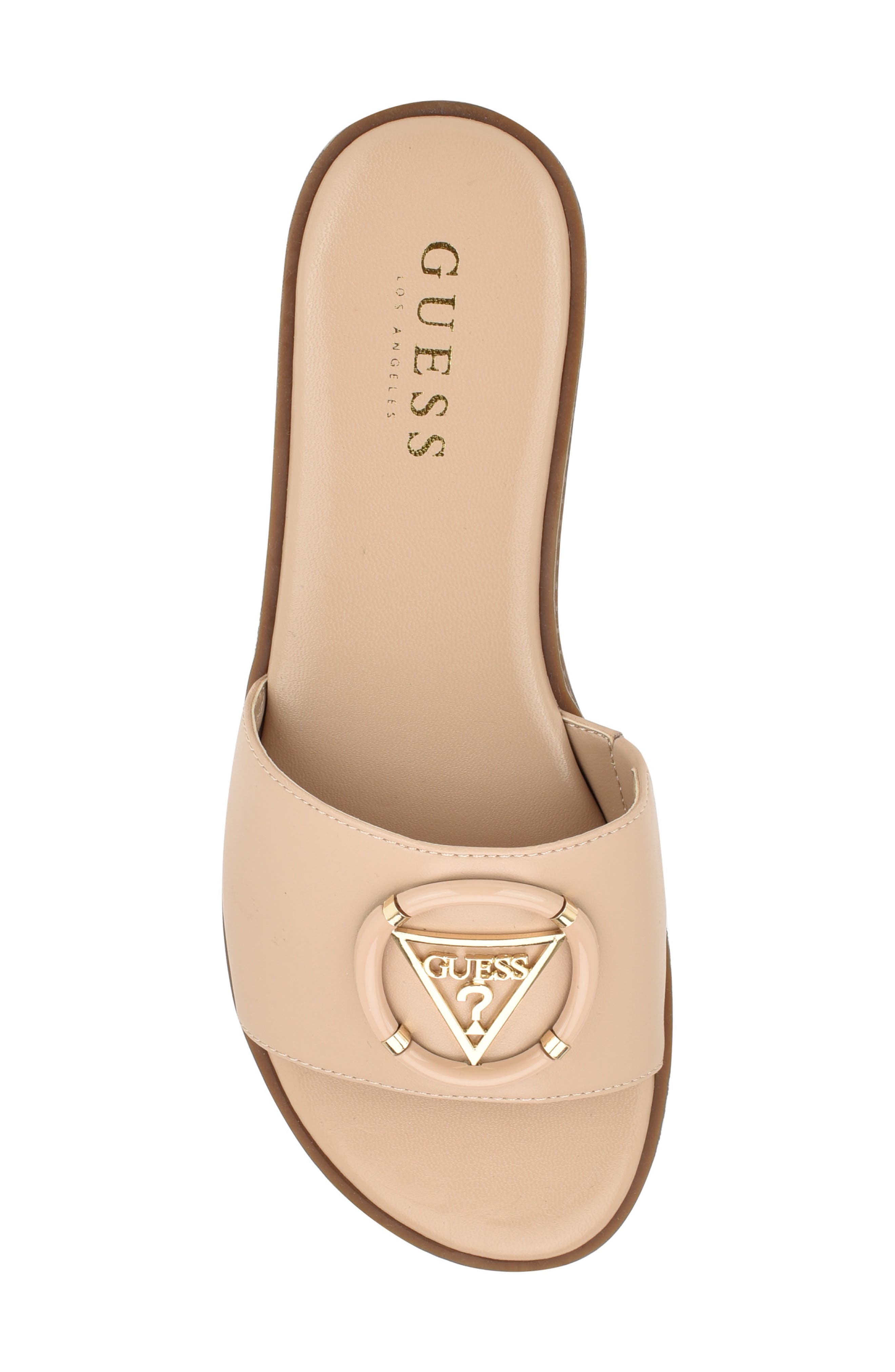 Magnify Slide Sandal, Alternate, color, LIGHT NATURAL