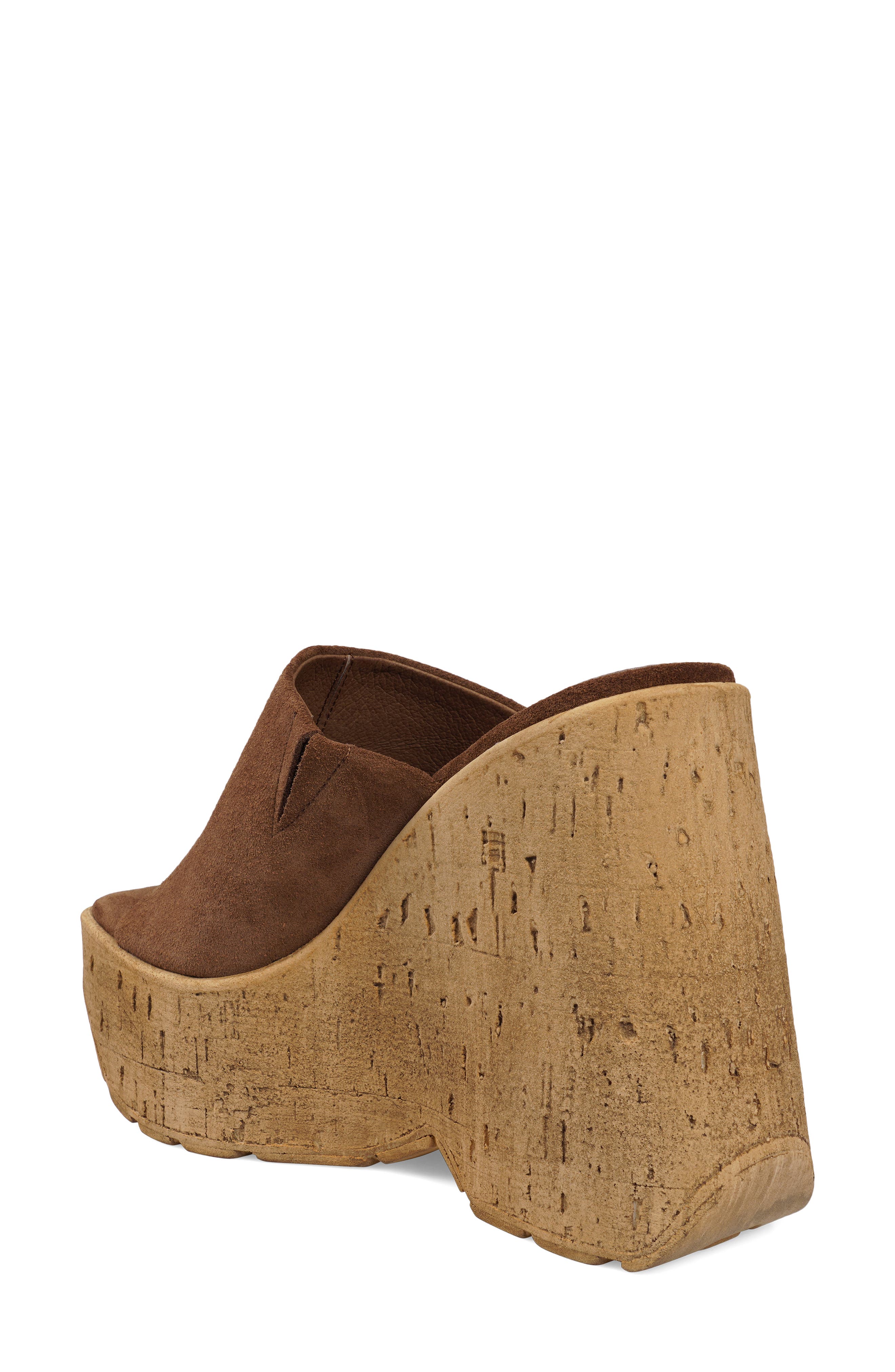 Zhamira Platform Wedge Sandal, Alternate, color, COGNAC SUEDE