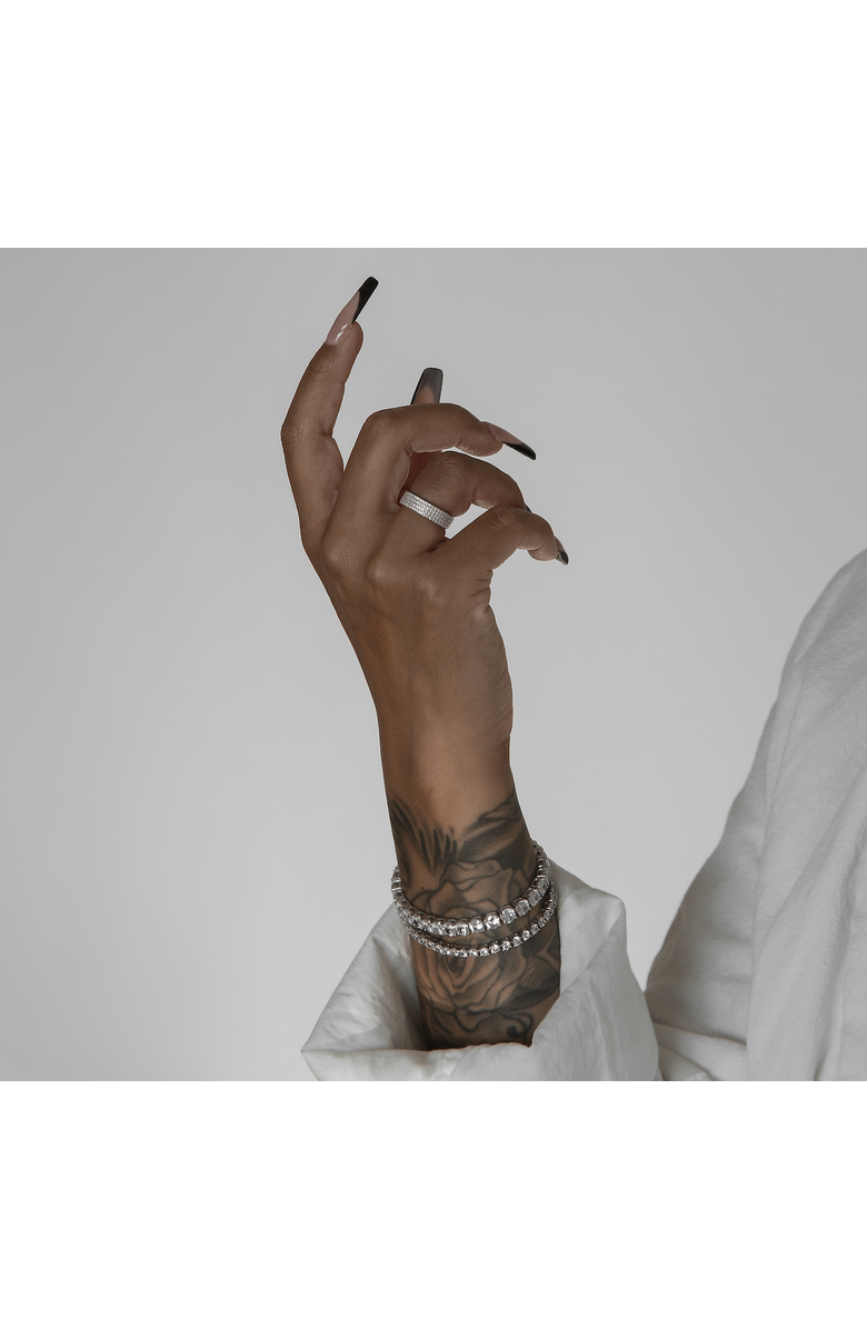 Rachelment Hanna Ring, Alternate, color, Silver