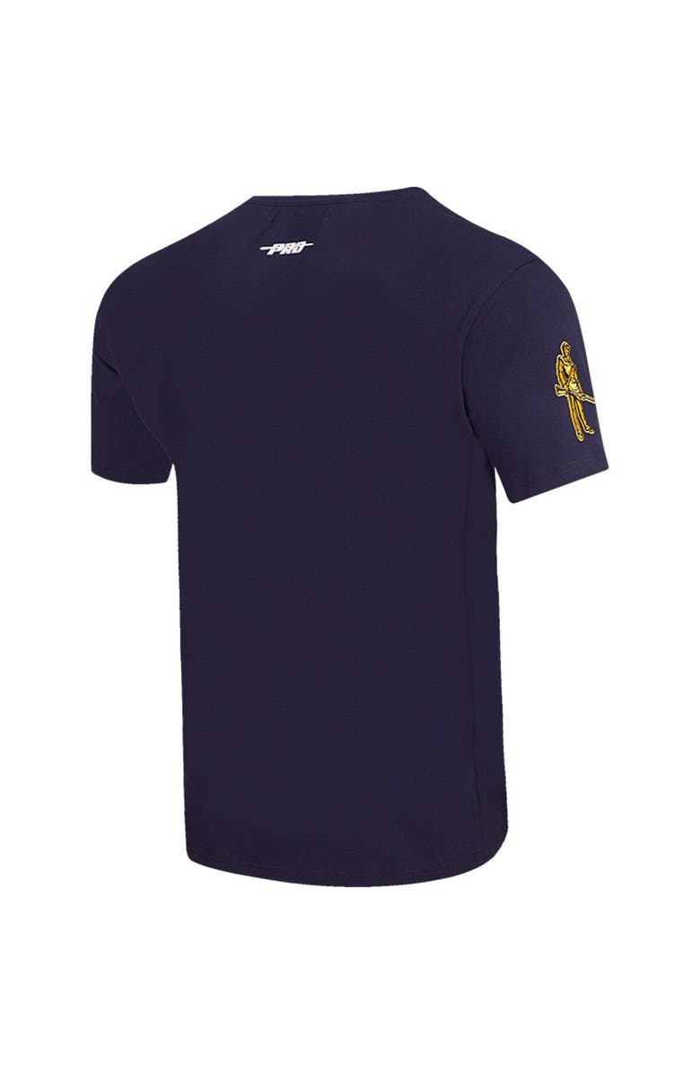 PRO STANDARD Men's Pro Standard Navy West Virginia Mountaineers Classic Stacked Logo T-Shirt, Alternate, color, Navy