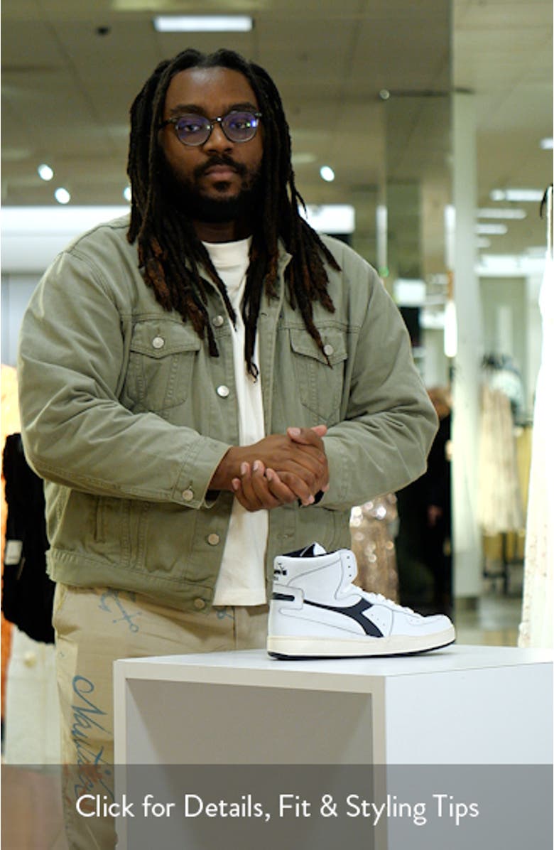 Gender Inclusive Mi Basket Used High Top Sneaker, sales video thumbnail