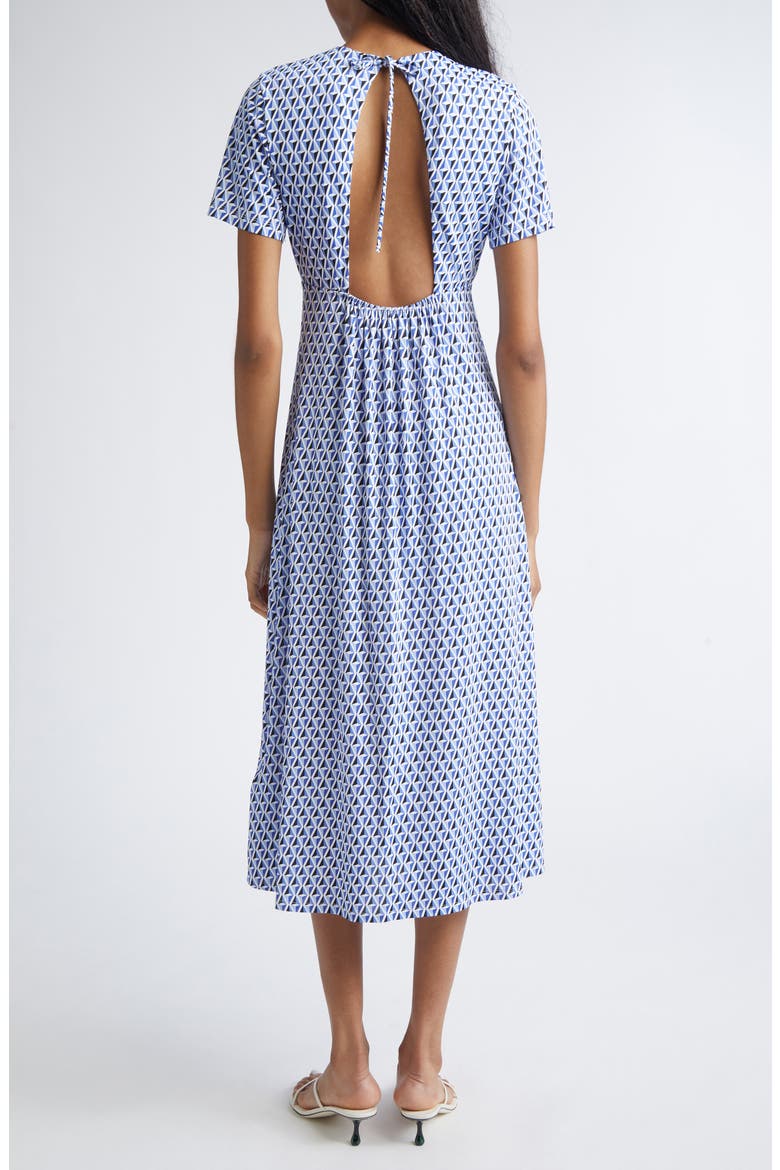 Bchorigano Beachwear Geo Print Midi Dress, Alternate, color, CORNFLOWER BLUE
