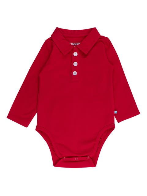 Boys Knit Polo Bodysuit