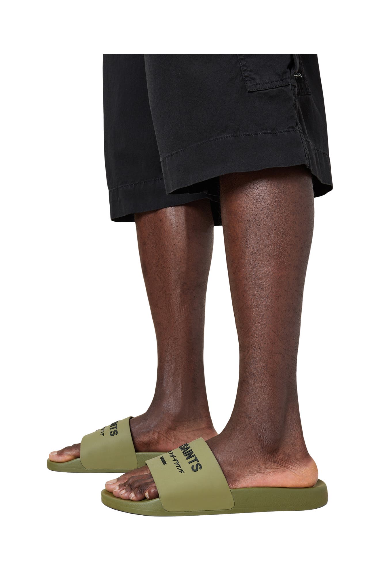 Underground Slide Sandal, Alternate, color, KHAKI GREEN