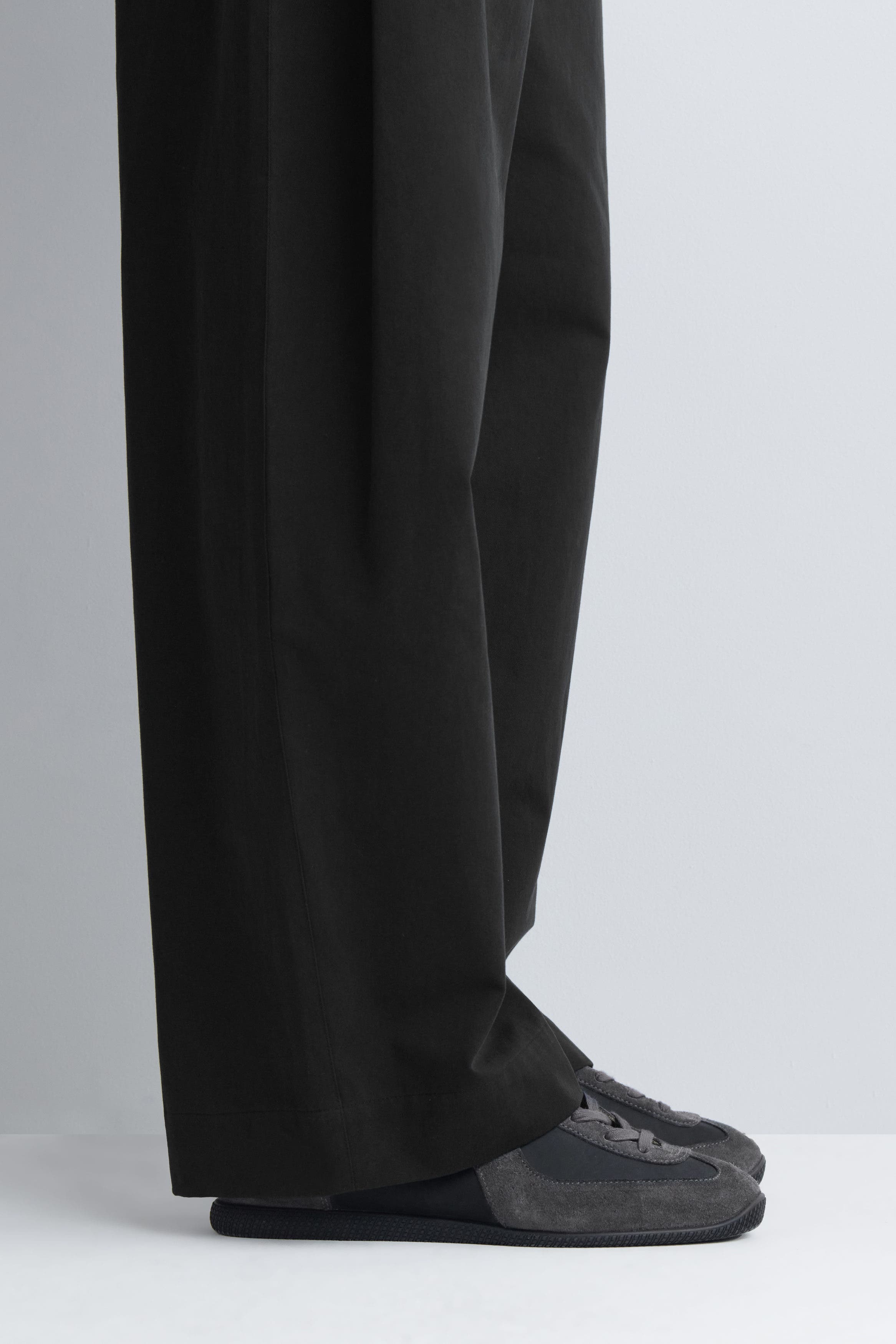 COS Nubuck And Suede Sneakers, Alternate, color, Gray