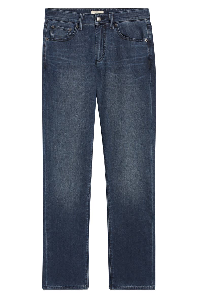 Russell Slim Straight Jeans, Main, color, COLD FORGE