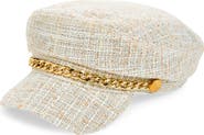 NORDSTROM RACK Bouclé Chain Conductor Hat