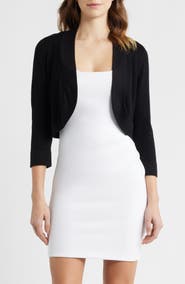 Eliza J Bolero Cardigan