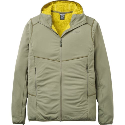 Rab Evolute Hooded Jacket In Green