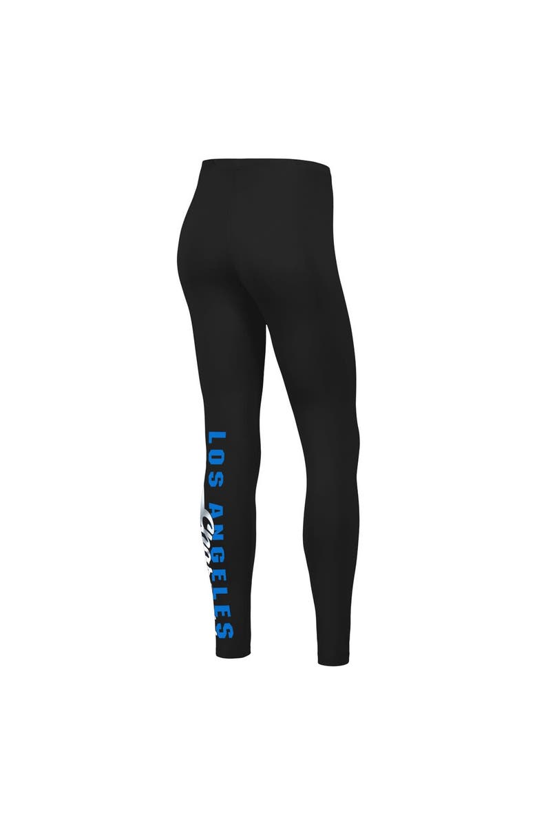 G-III 4HER BY CARL BANKS Women's G-III 4Her by Carl Banks Black Los Angeles Chargers 4th Down Leggings, Alternate, color,