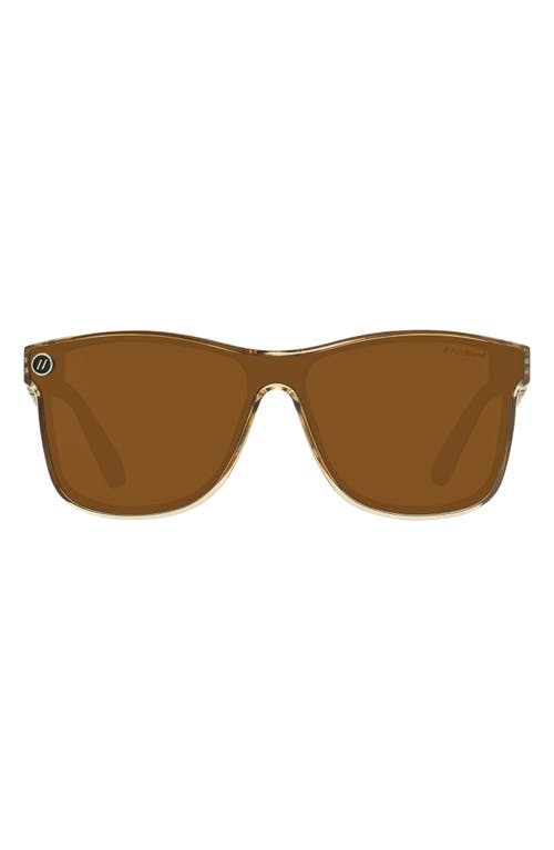 Blenders Eyewear Millenia X2 138.5mm Polarized Square Sunglasses In Brown