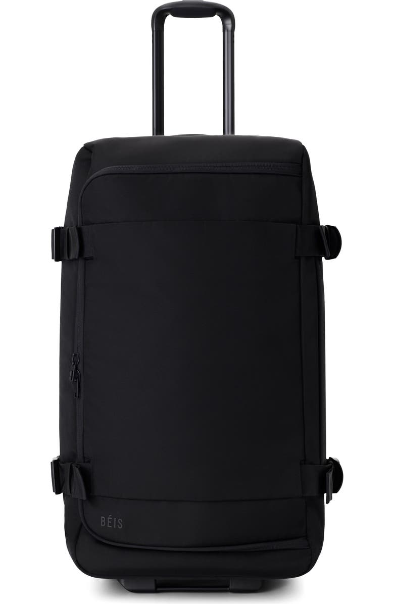 Béis The Pro Rolling Duffle Check-In, Main, color, Black