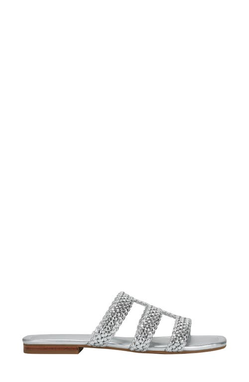 Shop Bandolino Summer Slide Sandal In Silver