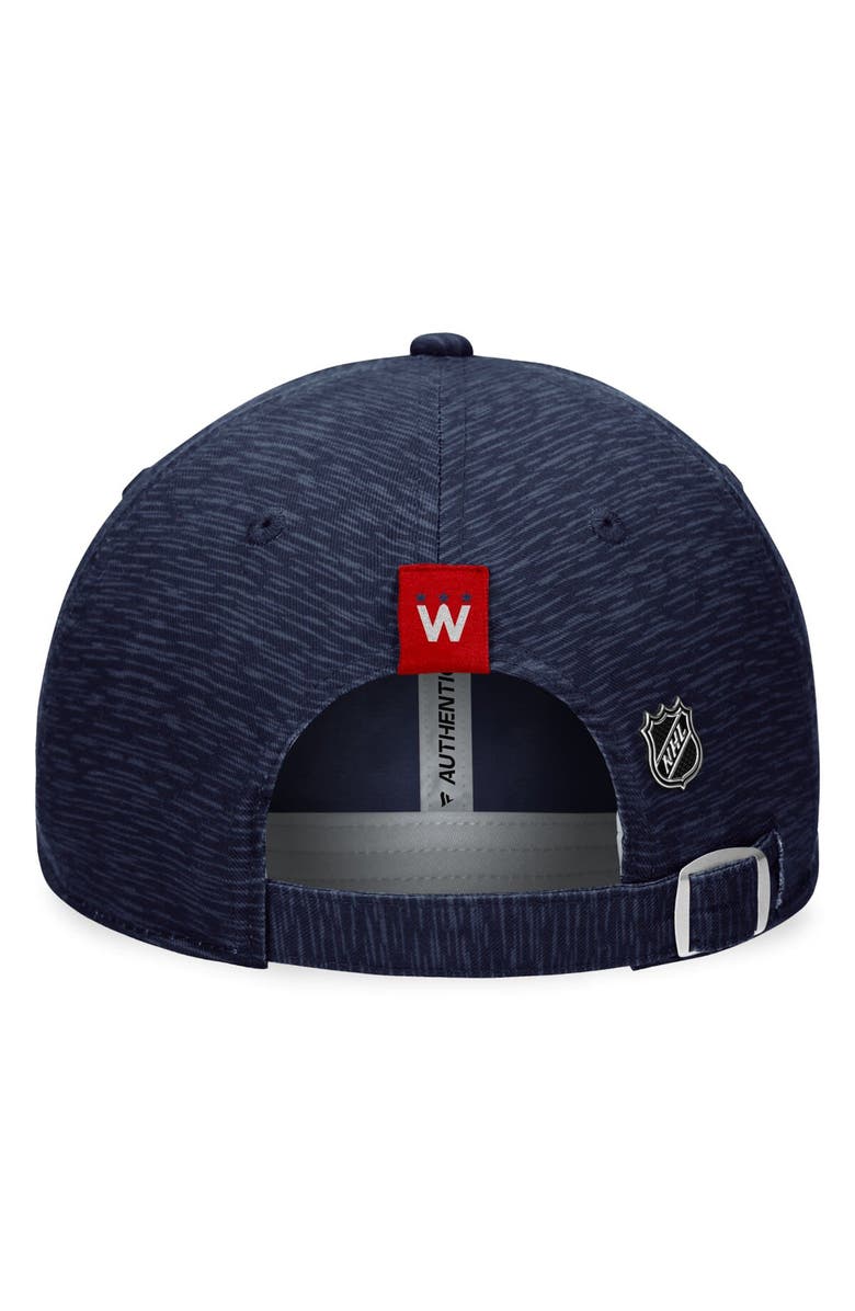 FANATICS Men's Fanatics Branded Navy Washington Capitals Authentic Pro Road Adjustable Hat, Alternate, color, Navy