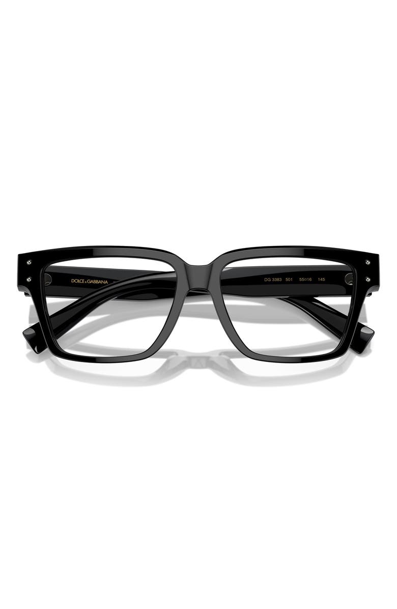 Dolce&Gabbana 55mm Square Optical Glasses, Alternate, color, 