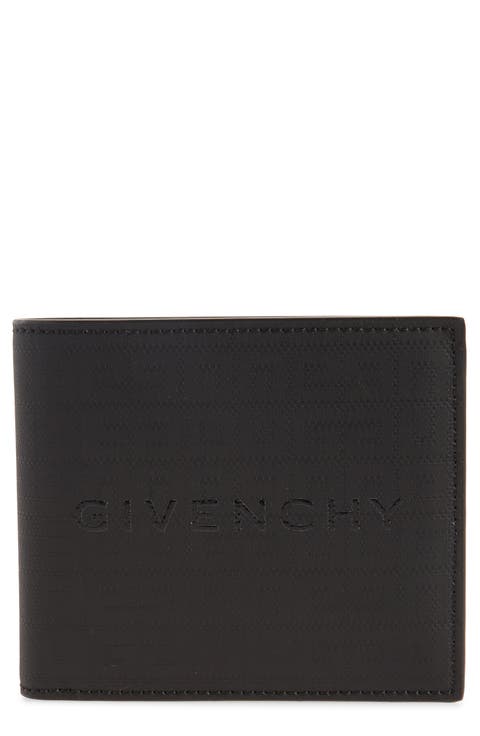 4G Embossed Nylon Bifold Wallet