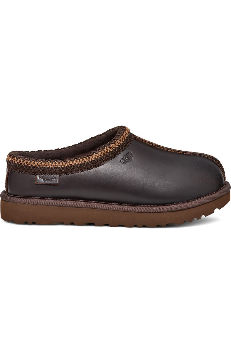 UGG<sup>®</sup> Tasman Leather Slipper, Alternate, color, Ironwood