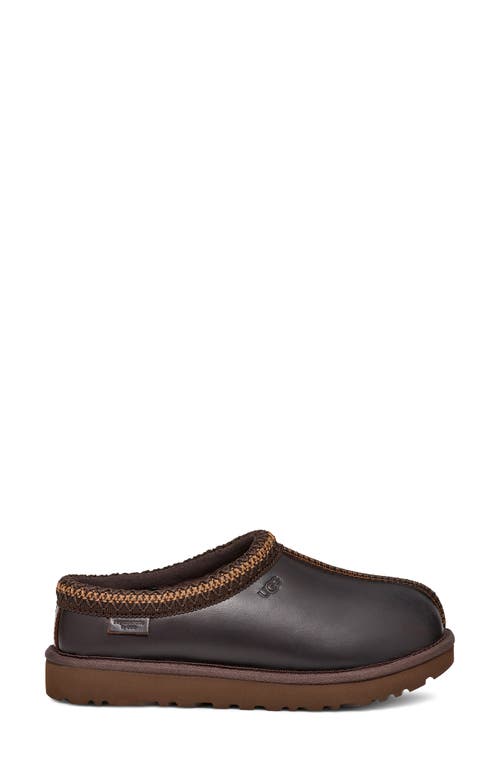 Ugg(r) Tasman Leather Slipper In Ironwood