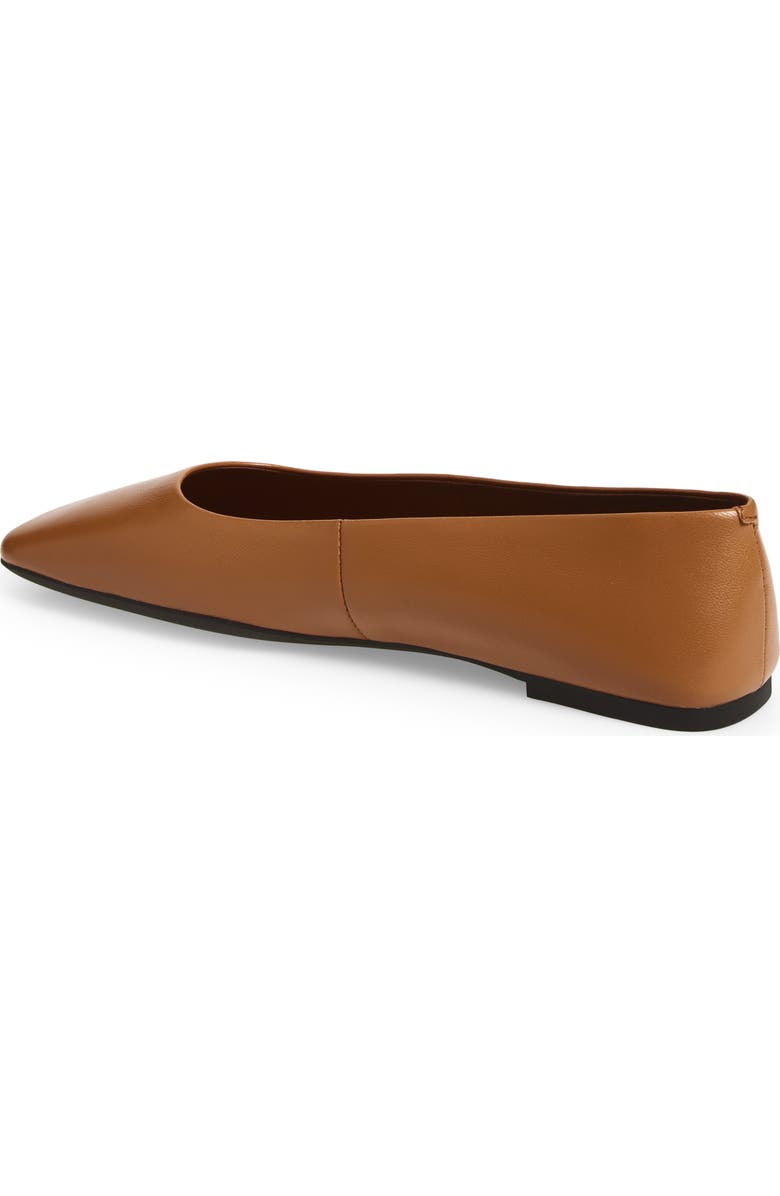 Jeffrey Campbell Listos Square Toe Flat, Alternate, color, Dusty Orange