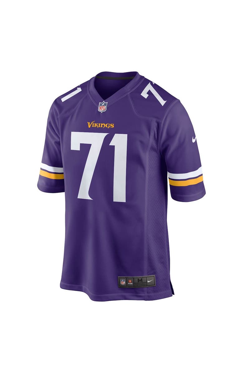 Nike Men's Nike Christian Darrisaw Purple Minnesota Vikings 2021 NFL Draft First Round Pick Game Jersey, Alternate, color, 