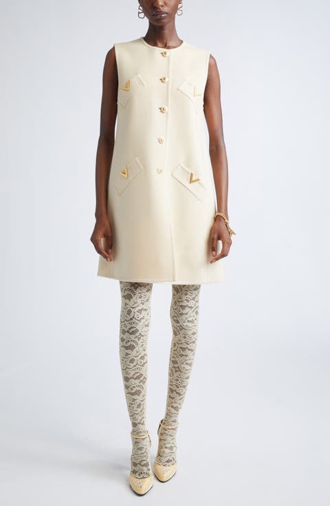 V-Detail Wool & Cashmere Vest