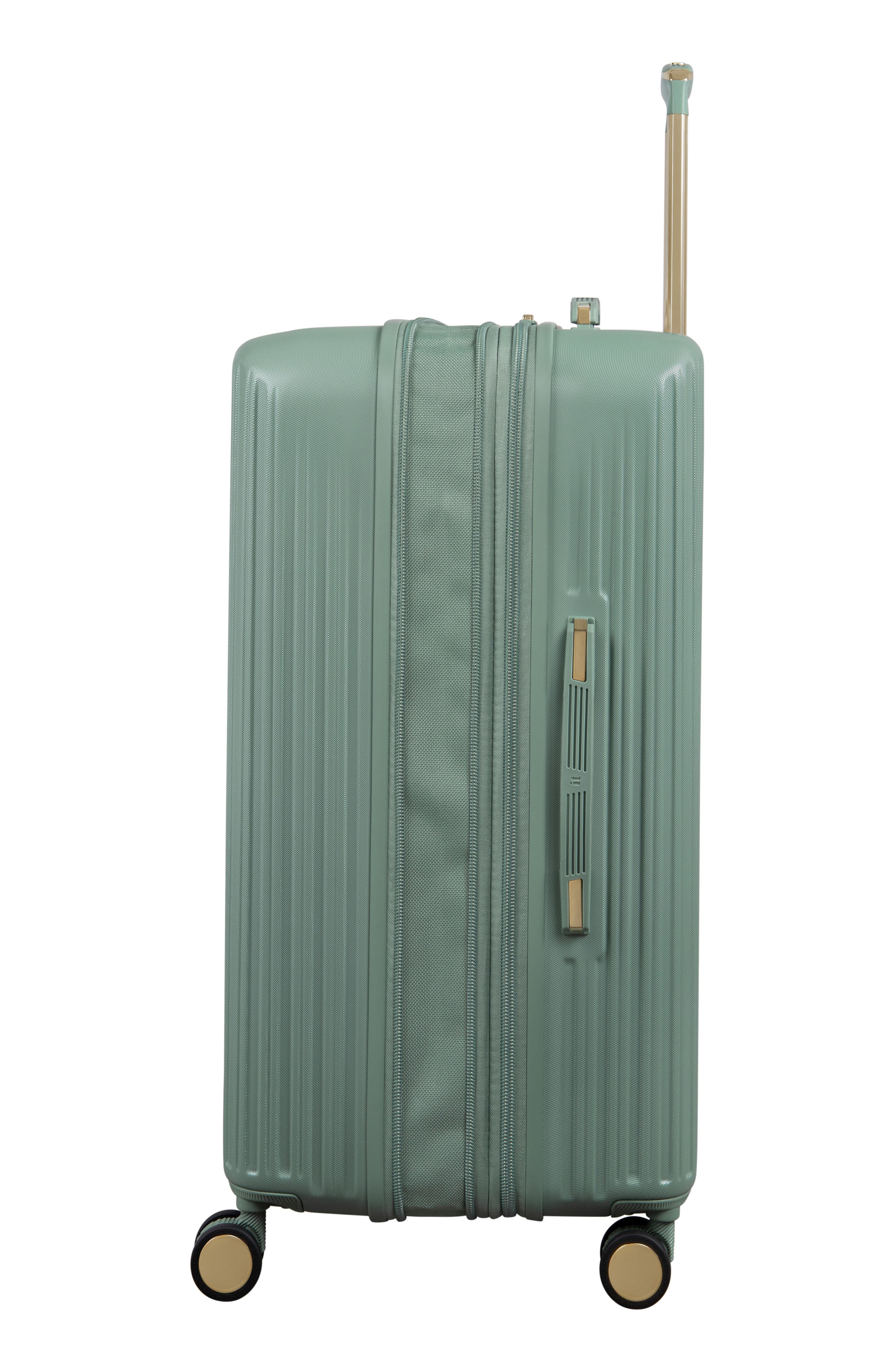 IT LUGGAGE Luxuriant 31-Inch Hardside Checked Expandable Spinner, Alternate, color, Iceberg Green