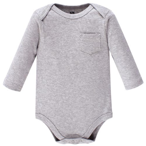 Hudson Baby Five-piece Collection Of Long-sleeve Cotton Bodysuits In Multi